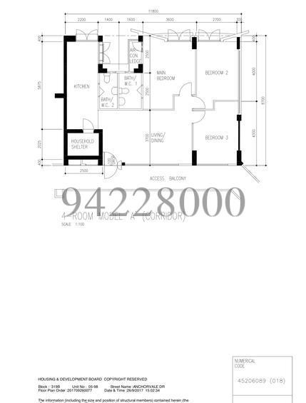 Blk 319B Anchorvale Drive (Sengkang), HDB 4 Rooms #156219332